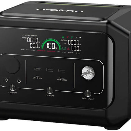 Oraimo PowerStation 600 Portable Power Supply – 600W Backup Battery Generator-Flash Zone Electronics فلاش زون للالكترونيات