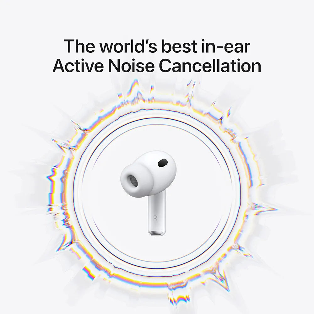 Apple AirPods Pro 3 Wireless Earbuds, Active Noise Cancellation, Live Translation, Heart Rate Sensing, Hearing Aid Feature, Bluetooth Headphones, Spatial Audio, High‑Fidelity Sound, USB‑C Charging