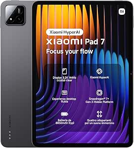 Xiaomi Pad 7 11.2‑Inch Gray 8GB RAM 256GB WiFi - UAE Version | With Cover & Warranty-Flash Zone Electronics فلاش زون للالكترونيات