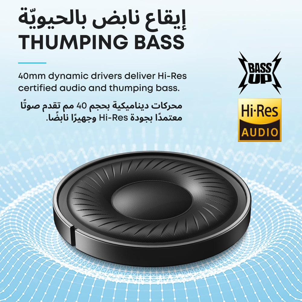 Soundcore by Anker Q20i Hybrid Active Noise Cancelling Headphones-Flash Zone Electronics فلاش زون للالكترونيات