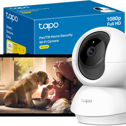 TP‑Link Tapo C200 Pan/Tilt 1080p Full HD Home Security Wi‑Fi Camera-Flash Zone Electronics فلاش زون للالكترونيات
