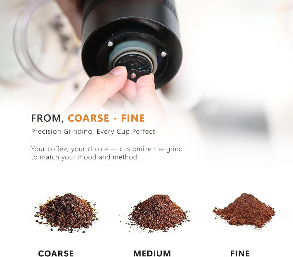 Portable Coffee Grinder – Manual Burr Coffee Grinder-Flash Zone Electronics فلاش زون للالكترونيات