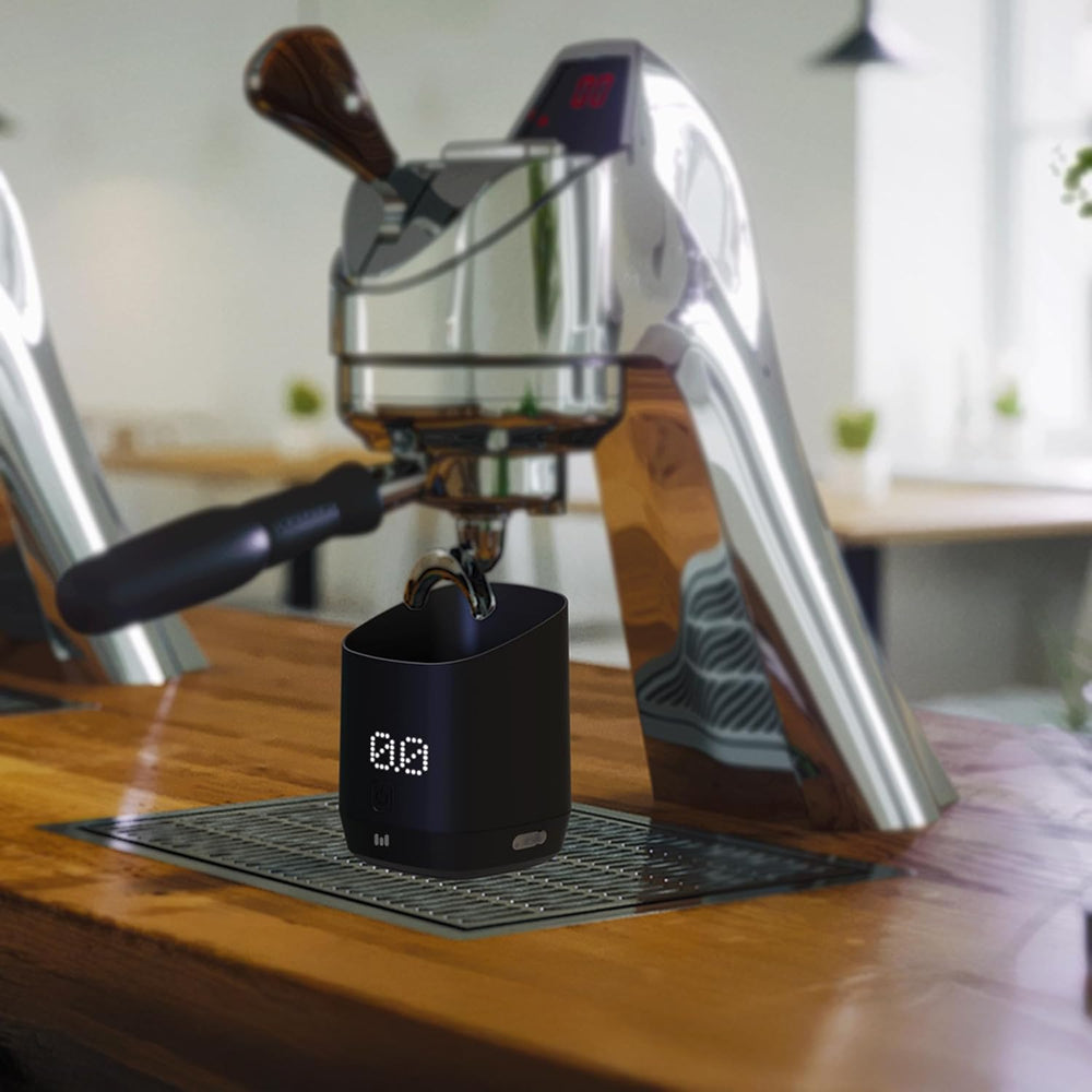 MACNOA MacScale Cup 500g Precision Digital Coffee Scale, 0.1g Accuracy, USB Rechargeable, LED Display, Coffee Dosing Cup, Black-Flash Zone Electronics فلاش زون للالكترونيات