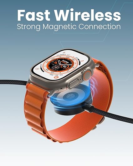 Moxedo 2-in-1 Charging Cable with Watch Wireless Charger & USB-C Cable-Flash Zone Electronics فلاش زون للالكترونيات