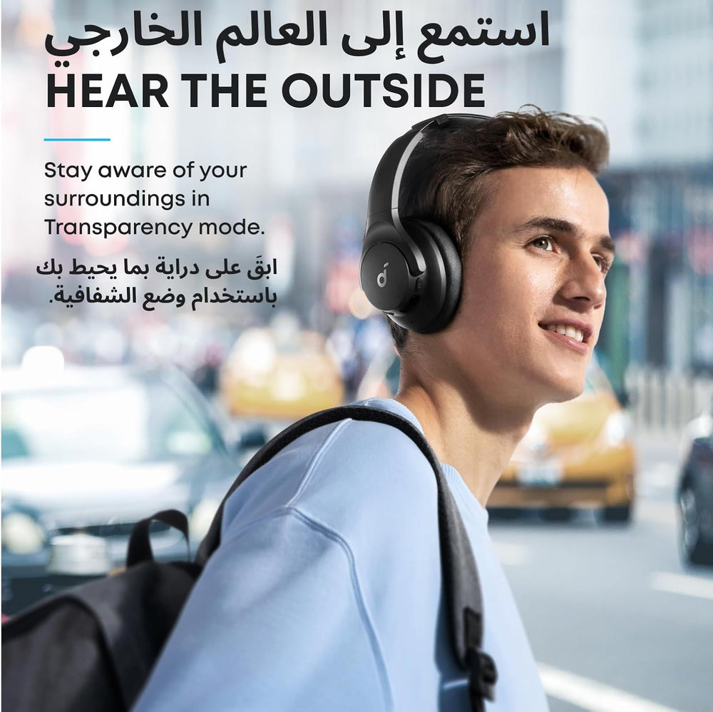 Soundcore by Anker Q20i Hybrid Active Noise Cancelling Headphones-Flash Zone Electronics فلاش زون للالكترونيات