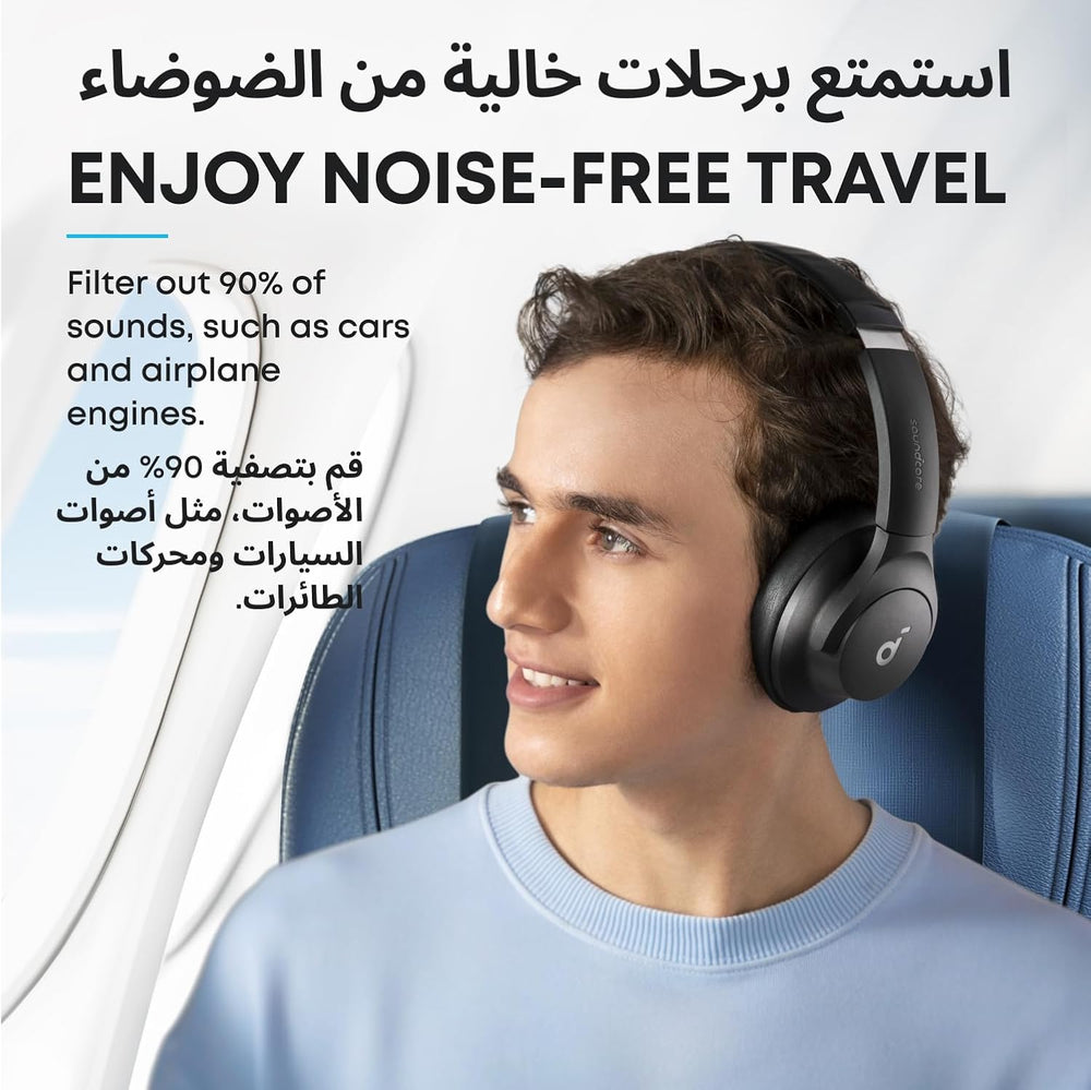 Soundcore by Anker Q20i Hybrid Active Noise Cancelling Headphones-Flash Zone Electronics فلاش زون للالكترونيات