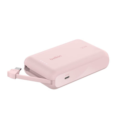Belkin BoostCharge 10 000 mAh Power Bank with Integrated USB‑C Cable & 20 W PD-Flash Zone Electronics فلاش زون للالكترونيات