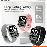 Porodo AeroFit II 2.01" Sport Smart Watch – Bluetooth Calling & Health Monitoring-Flash Zone Electronics فلاش زون للالكترونيات