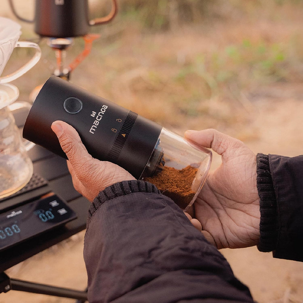Portable Coffee Grinder – Manual Burr Coffee Grinder-Flash Zone Electronics فلاش زون للالكترونيات