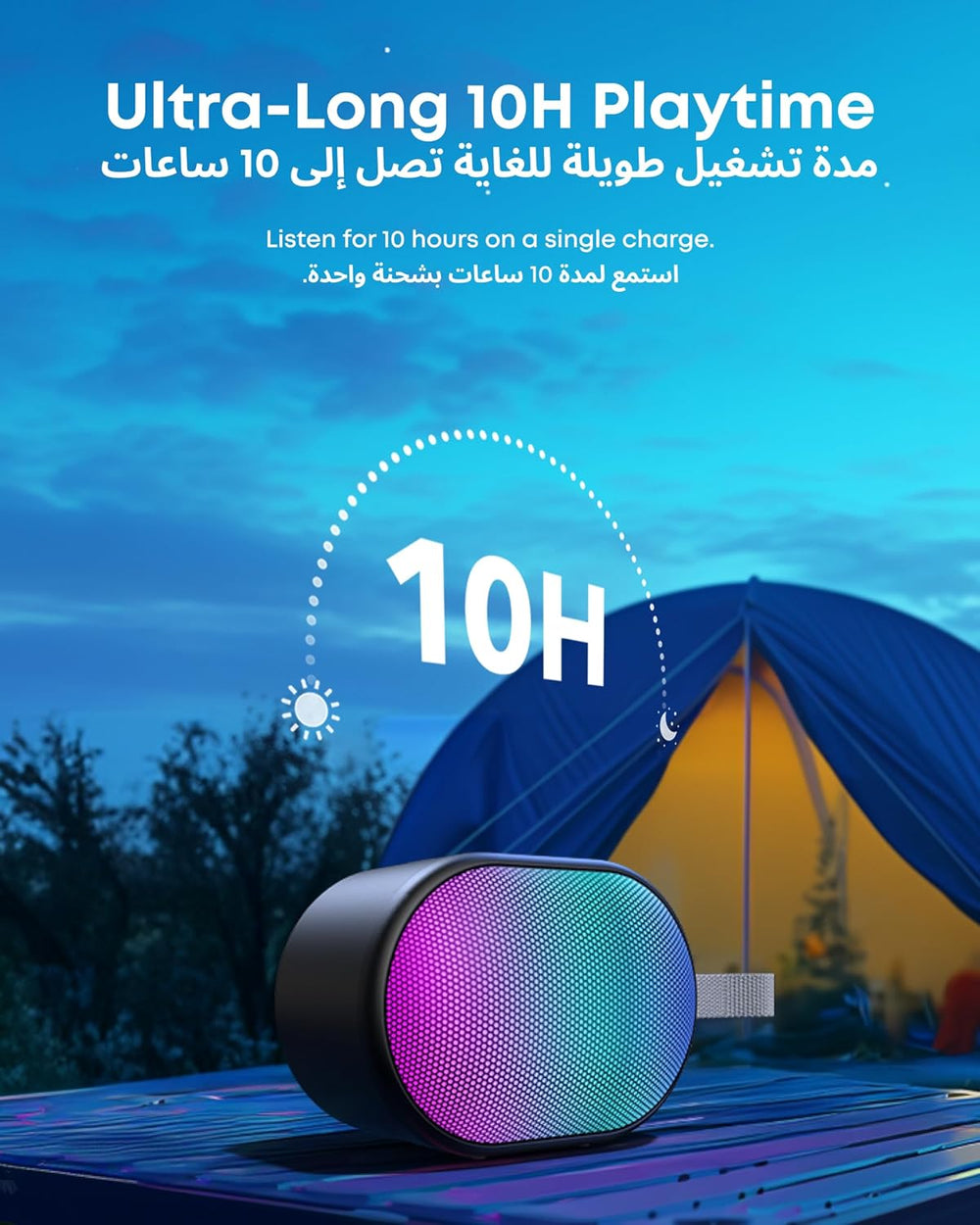 Soundcore by Anker Pyro Mini Portable Bluetooth Speaker-Flash Zone Electronics فلاش زون للالكترونيات