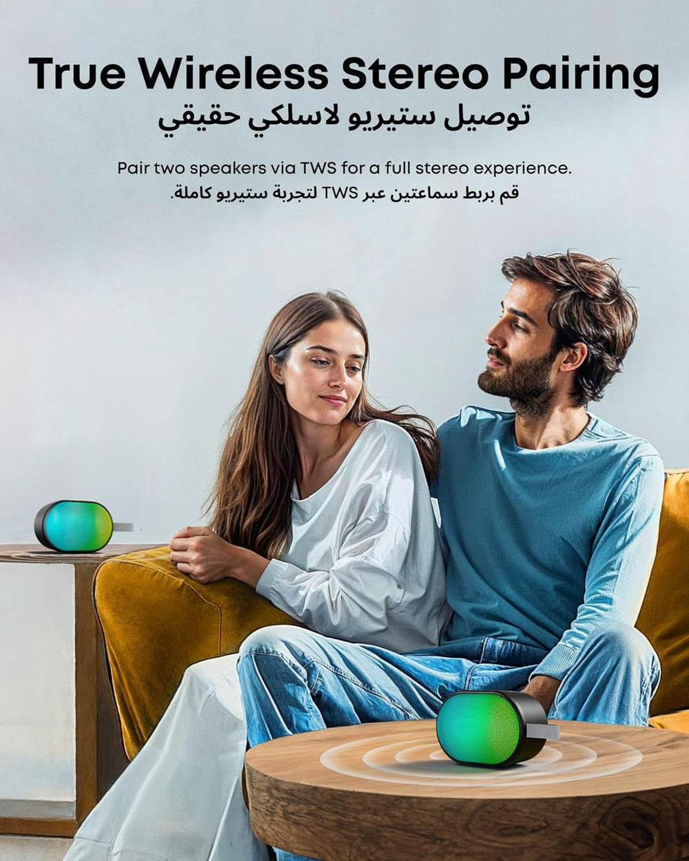 Soundcore by Anker Pyro Mini Portable Bluetooth Speaker-Flash Zone Electronics فلاش زون للالكترونيات