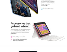 Load image into Gallery viewer, Apple iPad 11-inch: A16 chip, 11-inch Model, Liquid Retina Display, 128GB, Wi-Fi 6, 12MP Front/12MP Back Camera, Touch ID, All-Day Battery Life — Blue

