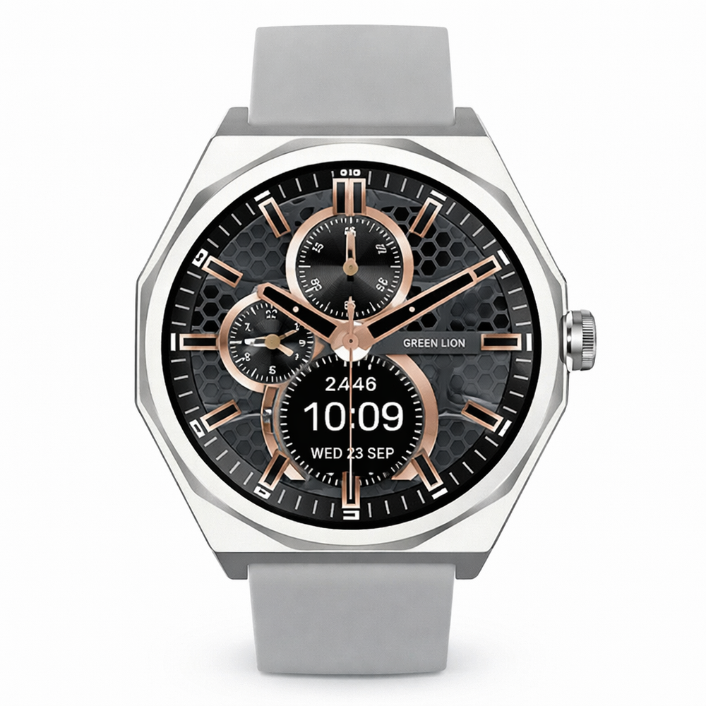 Green Lion Nexus Smart Watch – 1.43” AMOLED Display, Bluetooth Calling, Fitness Tracker, Long Battery Life-Flash Zone Electronics فلاش زون للالكترونيات