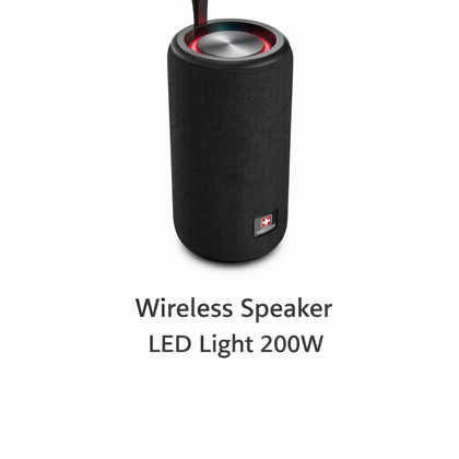 200W LED Wireless Bluetooth Speaker – Portable & Powerful Sound-Flash Zone Electronics فلاش زون للالكترونيات