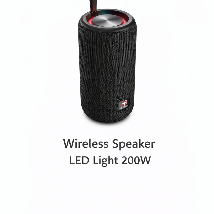 200W LED Wireless Bluetooth Speaker – Portable & Powerful Sound-Flash Zone Electronics فلاش زون للالكترونيات