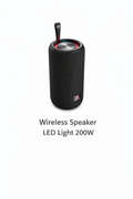 200W LED Wireless Bluetooth Speaker – Portable & Powerful Sound-Flash Zone Electronics فلاش زون للالكترونيات