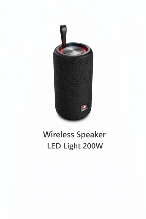 200W LED Wireless Bluetooth Speaker – Portable & Powerful Sound-Flash Zone Electronics فلاش زون للالكترونيات