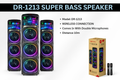 DR-1213 Super Bass Speaker-Flash Zone Electronics فلاش زون للالكترونيات