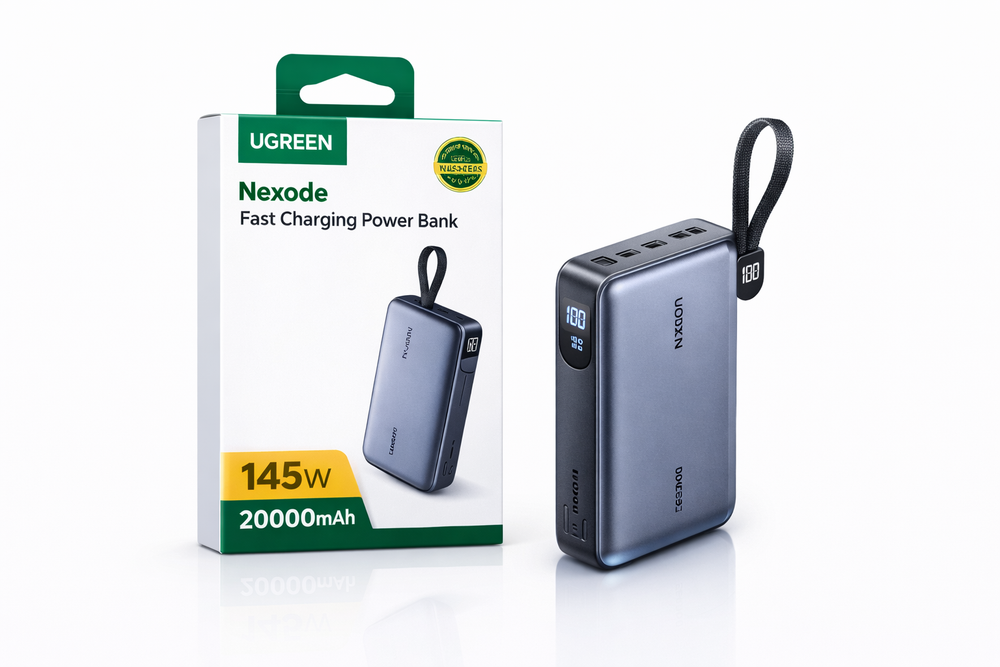 UGREEN Nexode 20000mAh 145W Fast Charging Power Bank-Flash Zone Electronics فلاش زون للالكترونيات