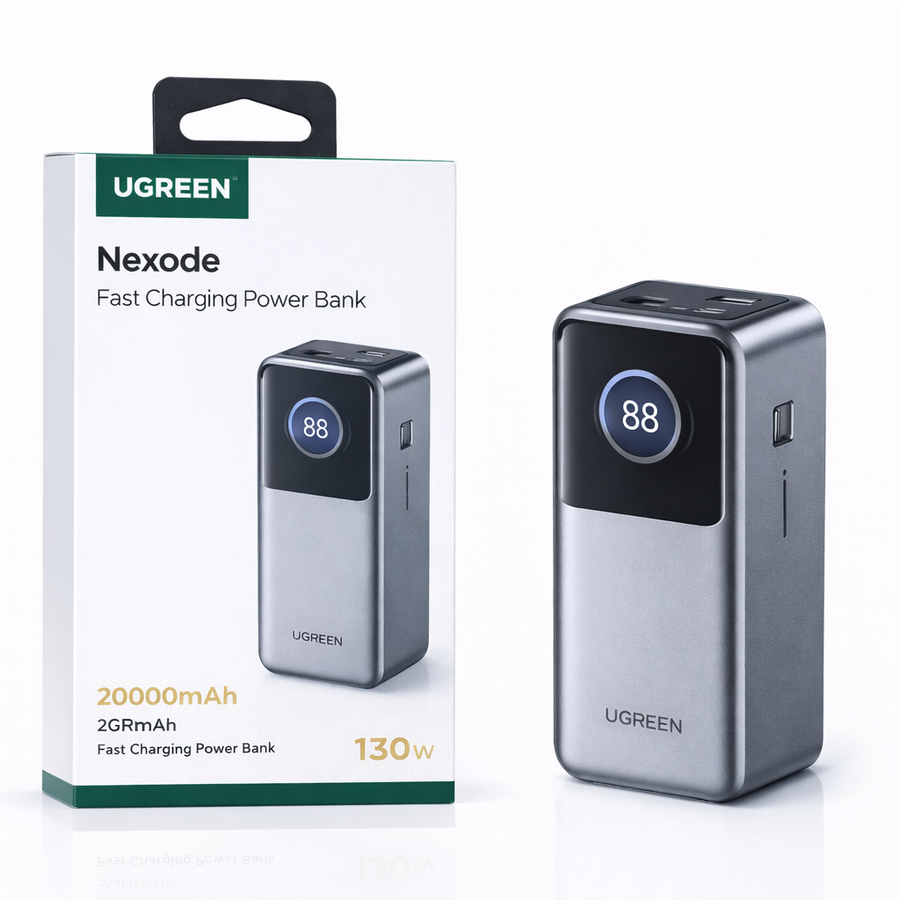 UGREEN Nexode 20000mAh 130W Fast Charging Power Bank-Flash Zone Electronics فلاش زون للالكترونيات