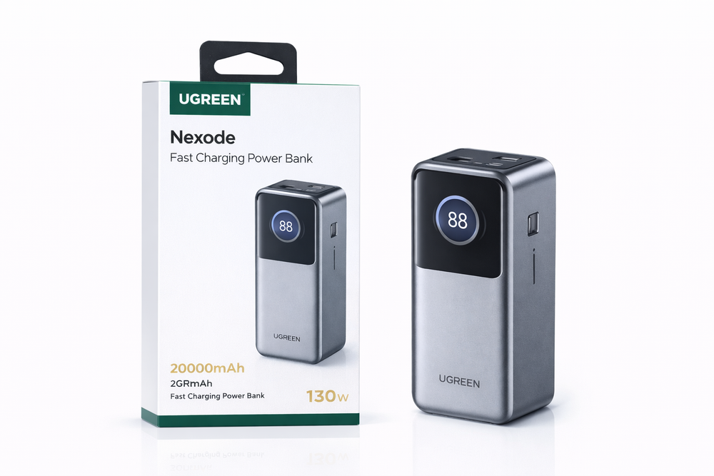 UGREEN Nexode 20000mAh 130W Fast Charging Power Bank-Flash Zone Electronics فلاش زون للالكترونيات