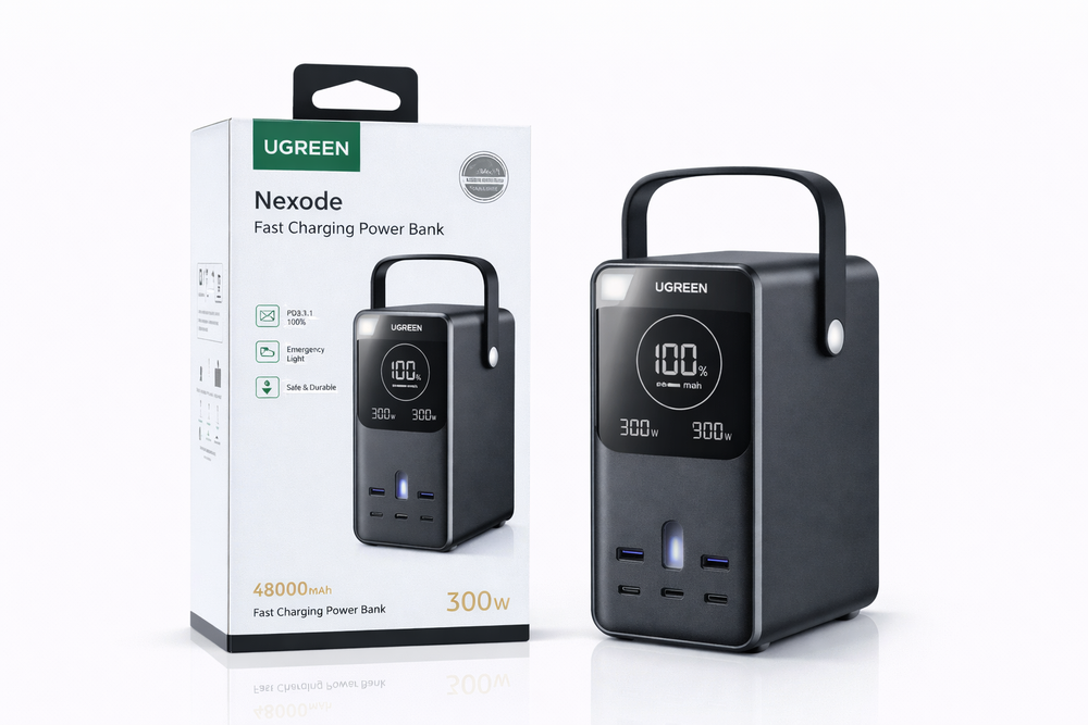 UGREEN Nexode 48000mAh 300W Fast Charging Power Bank-Flash Zone Electronics فلاش زون للالكترونيات