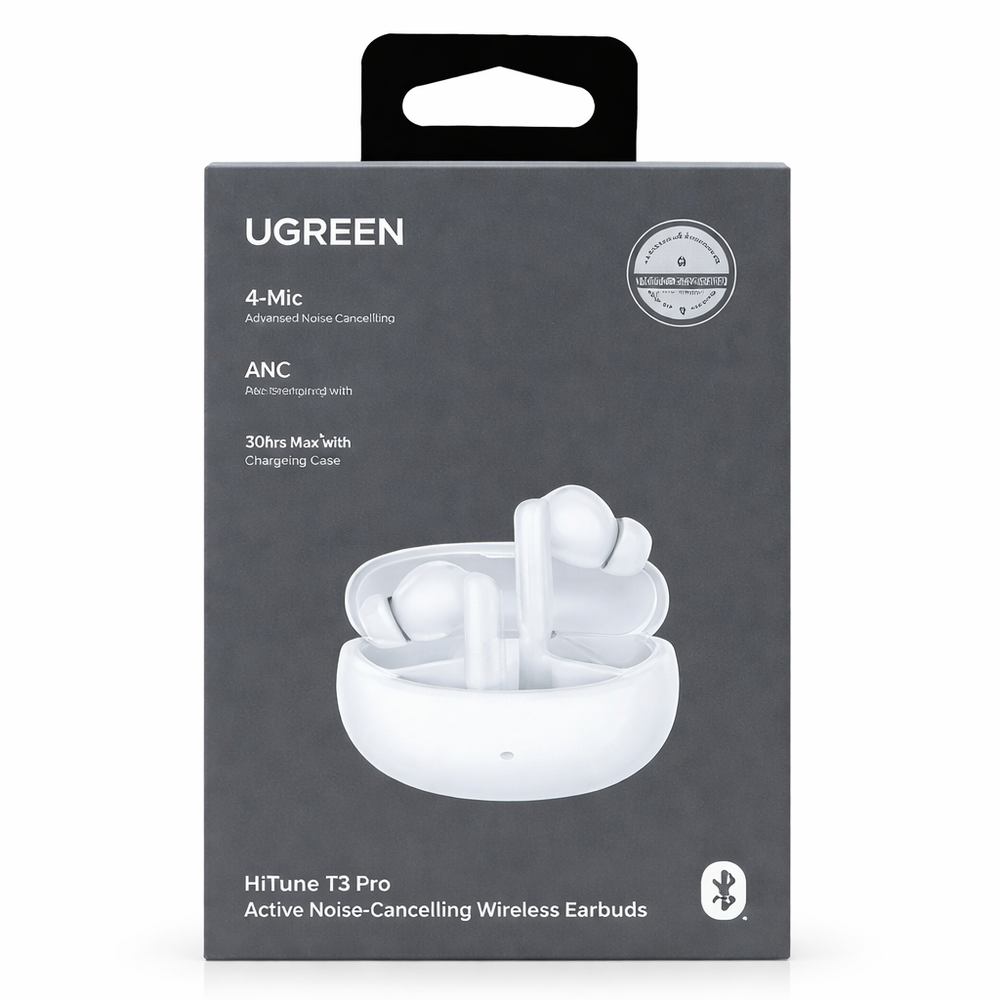 UGREEN HiTune T3 Pro ANC True Wireless Earbuds-Flash Zone Electronics فلاش زون للالكترونيات