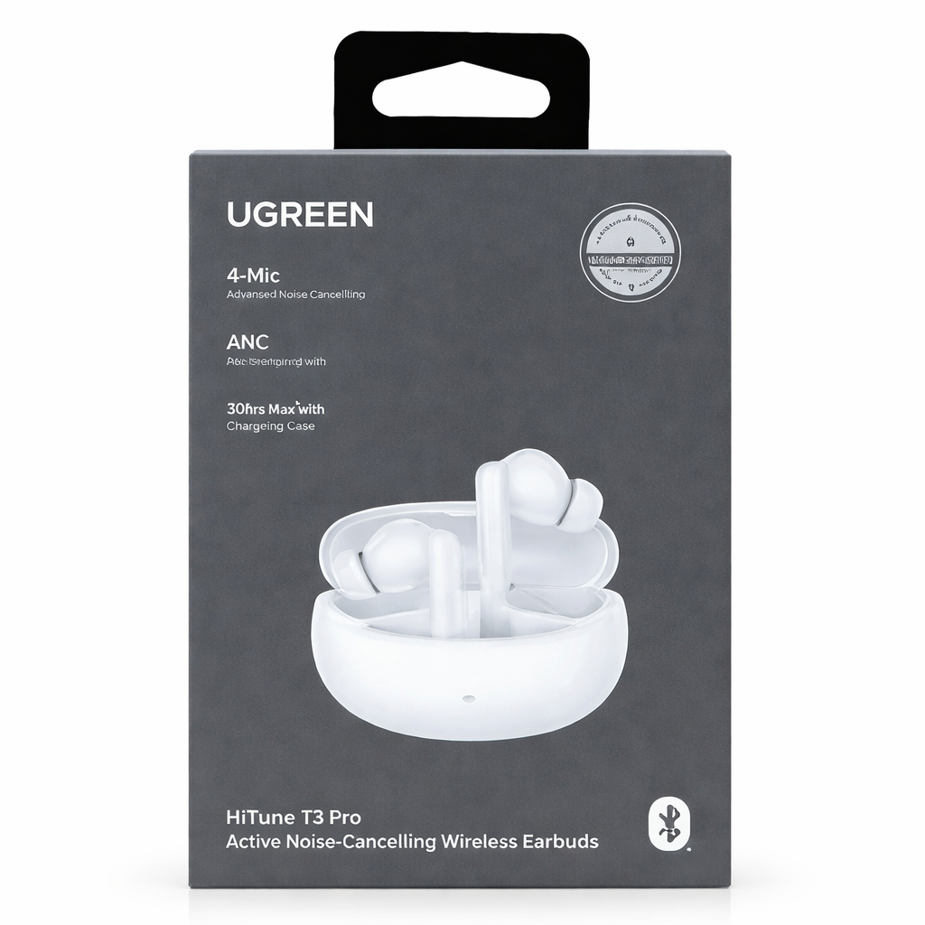 UGREEN HiTune T3 Pro ANC True Wireless Earbuds-Flash Zone Electronics فلاش زون للالكترونيات