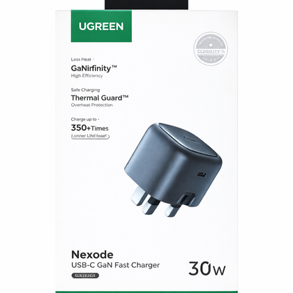 UGREEN Nexode 30W USB-C GaN Fast Charger-Flash Zone Electronics فلاش زون للالكترونيات