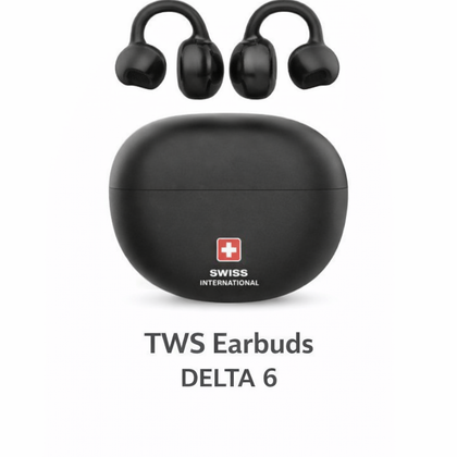 DELTA 6 TWS Earbuds – Wireless Bluetooth Earphones with Charging Case | HD Sound | Touch Control | 3 Units Pack-Flash Zone Electronics فلاش زون للالكترونيات