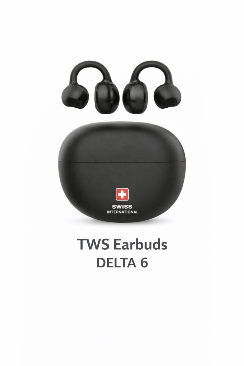 DELTA 6 TWS Earbuds – Wireless Bluetooth Earphones with Charging Case | HD Sound | Touch Control | 3 Units Pack-Flash Zone Electronics فلاش زون للالكترونيات