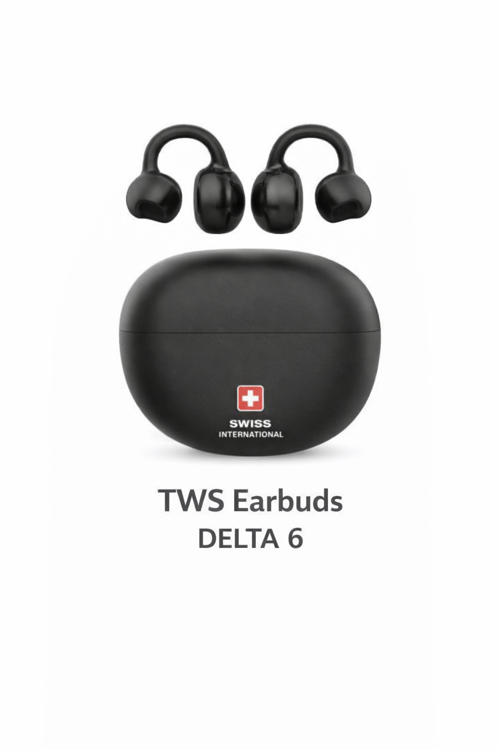 DELTA 6 TWS Earbuds – Wireless Bluetooth Earphones with Charging Case | HD Sound | Touch Control | 3 Units Pack-Flash Zone Electronics فلاش زون للالكترونيات