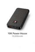 10K Power House Power Bank – 10,000mAh | USB-C 20W PD Fast Charging | Dual USB Output | Portable Charger-Flash Zone Electronics فلاش زون للالكترونيات