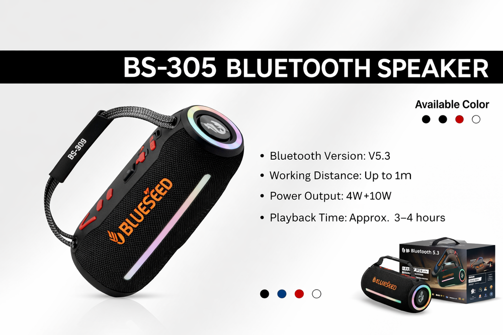 BS-305 Bluetooth Speaker-Flash Zone Electronics فلاش زون للالكترونيات