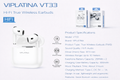 VIPLATINA VT33 Hi-Fi True Wireless Earbuds-Flash Zone Electronics فلاش زون للالكترونيات