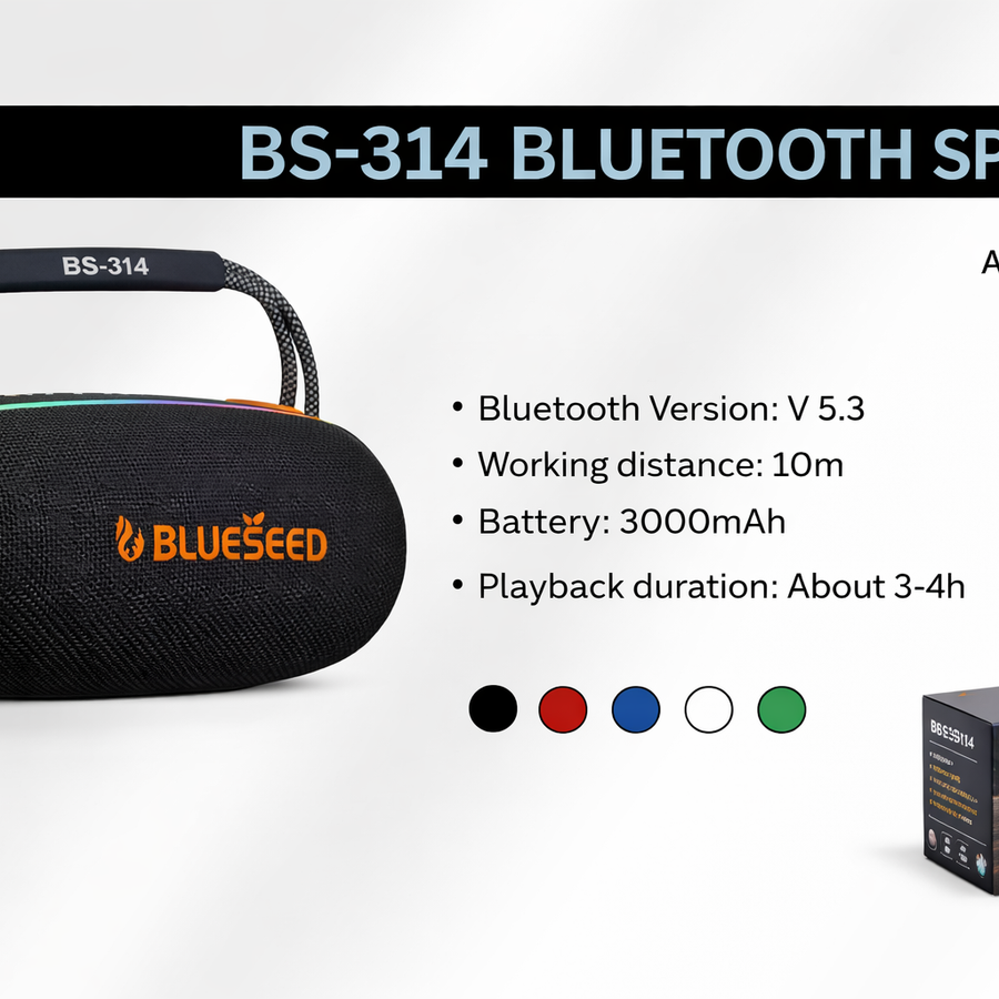 BS-314 Bluetooth Speaker-Flash Zone Electronics فلاش زون للالكترونيات