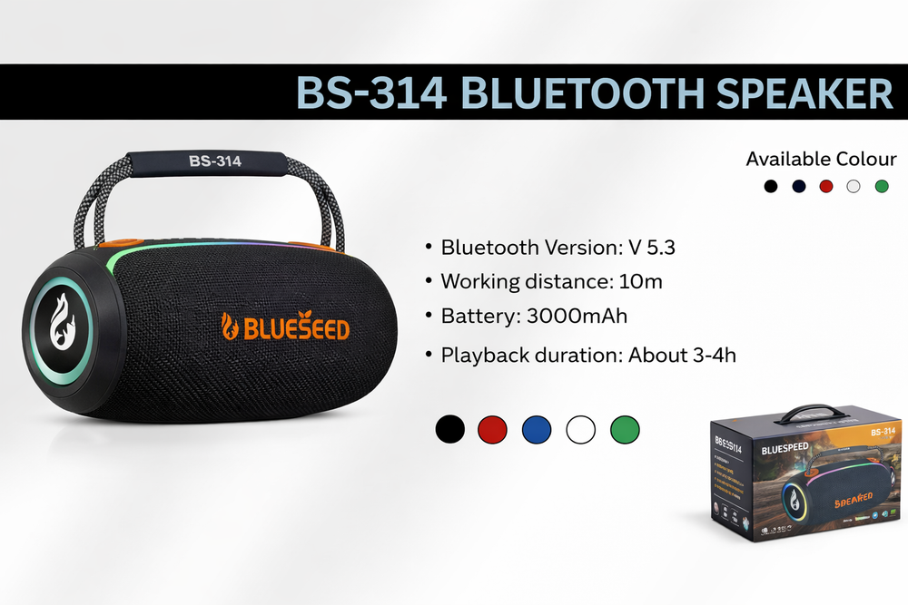 BS-314 Bluetooth Speaker-Flash Zone Electronics فلاش زون للالكترونيات