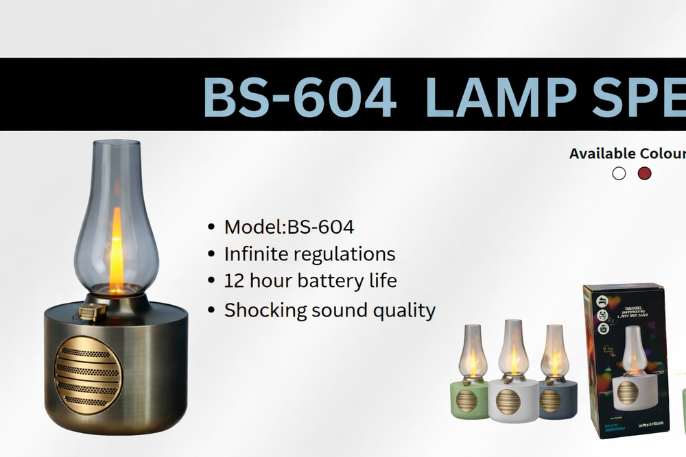 BS-604 Lamp Speaker-Flash Zone Electronics فلاش زون للالكترونيات