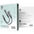 Green Lion 2‑in‑1 Earphone & Charging Adapter – Lightning to Lightning Charging + 3.5mm Audio Adapter-Flash Zone Electronics فلاش زون للالكترونيات