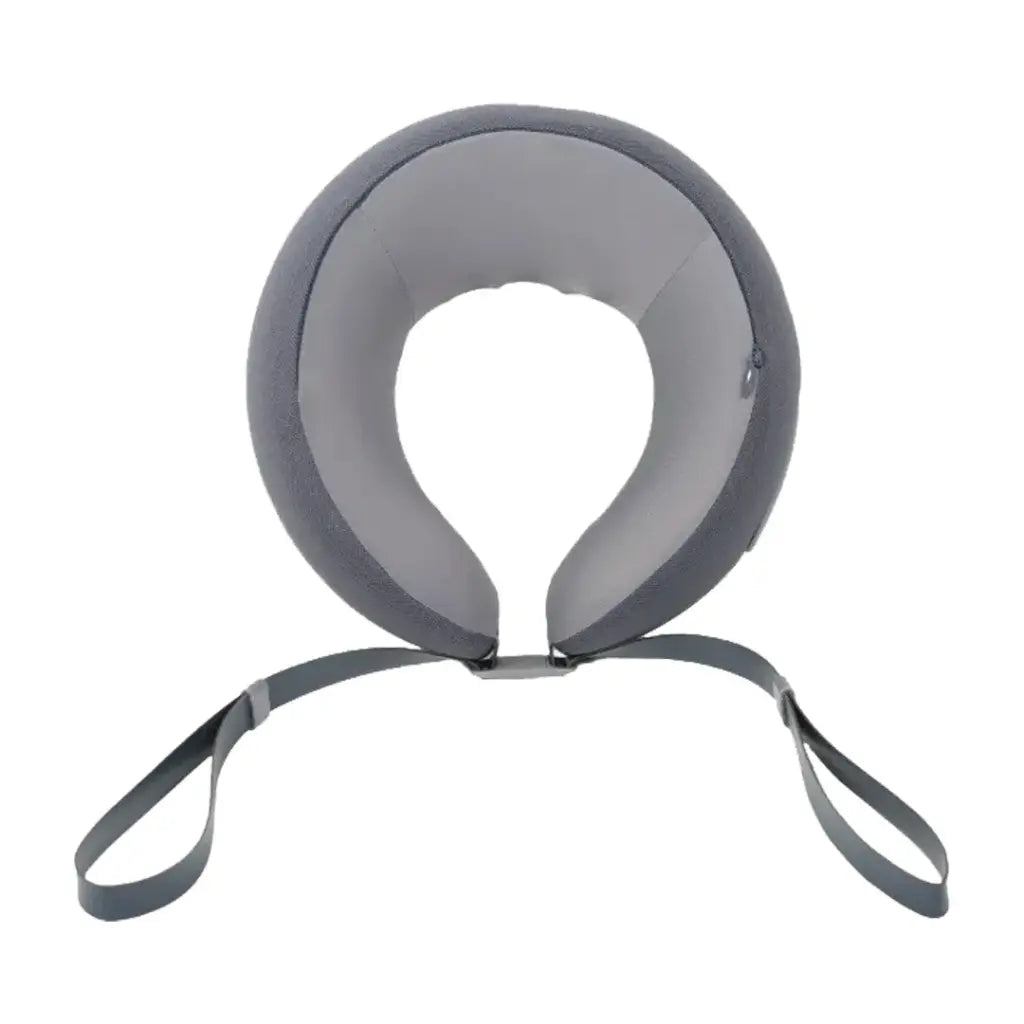 Green Lion Ergonomic Pillow with Neck Massager Function – Gray-Flash Zone Electronics فلاش زون للالكترونيات