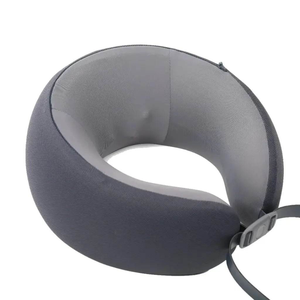 Green Lion Ergonomic Pillow with Neck Massager Function – Gray-Flash Zone Electronics فلاش زون للالكترونيات