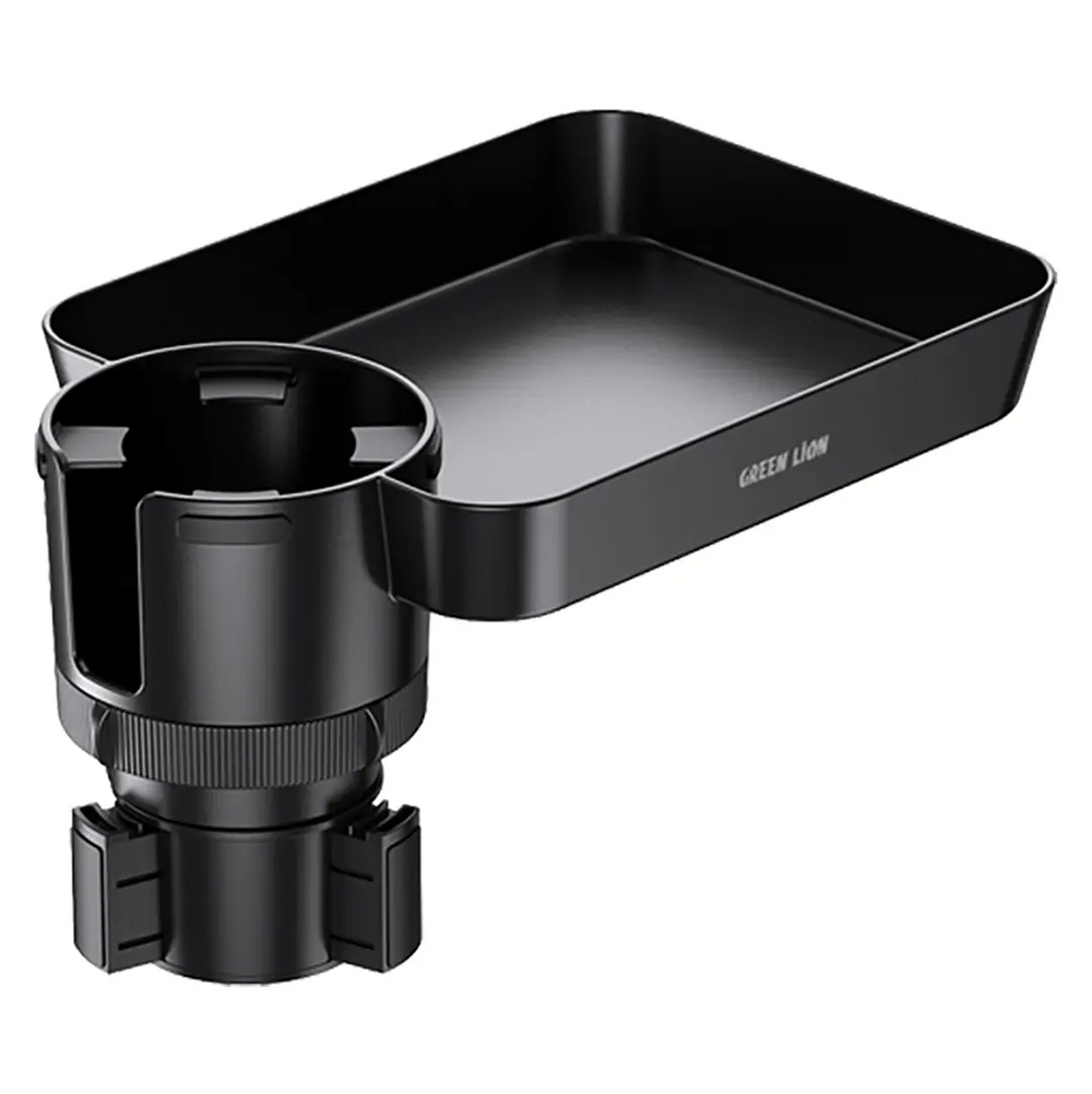 Green Lion Multi-Function Car Cup Holder Tray – 2-in-1 Car Storage Tray & Drink Holder-Flash Zone Electronics فلاش زون للالكترونيات