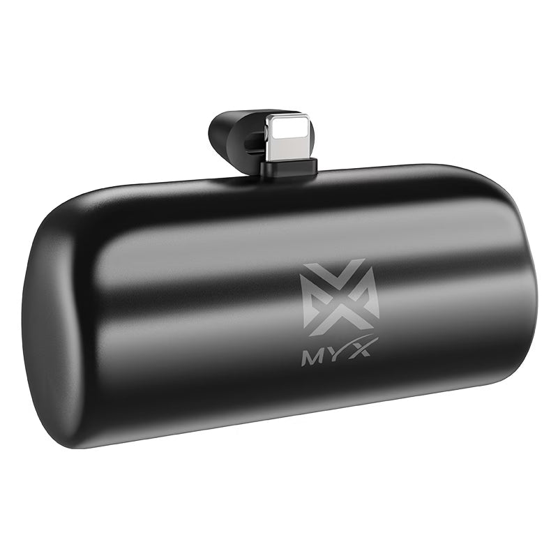 MYX POCKET POWER BANK 5K Lightning WITH FOLDING STAND MY106 (For iPhones)-Flash Zone Electronics فلاش زون للالكترونيات