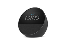 Load image into Gallery viewer, Echo Dot (5th Gen) | smart bluetooth speaker with vibrant sound and Alexa | Use your voice to control smart home devices, play music or the Quran, and more (speaks English &amp; Khaleeji) | Charcoal
