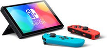 Load image into Gallery viewer, Nintendo Switch OLED Model Console - Neon Blue/Neon Red TRA-Flash Zone Electronics             فلاش زون للالكترونيات
