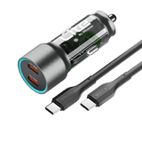 Moxedo Lite 38W Car Charger PD 3.0 Dual USB‑C & USB‑A Port-Flash Zone Electronics فلاش زون للالكترونيات