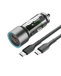 Moxedo Lite 38W Car Charger PD 3.0 Dual USB‑C & USB‑A Port-Flash Zone Electronics فلاش زون للالكترونيات