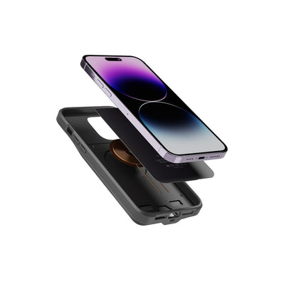 Porodo Wireless Charging Battery Case 5000mAh for iPhone 14 Pro Max – Black-Flash Zone Electronics فلاش زون للالكترونيات