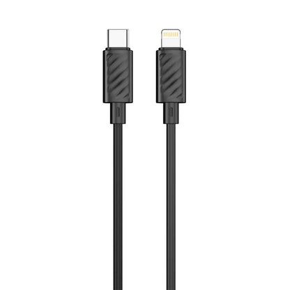 Porodo Blue Dual Port 36W Car Charger with Lightning Cable – USB-C & USB-A Ports, Fast Charging, Black-Flash Zone Electronics فلاش زون للالكترونيات