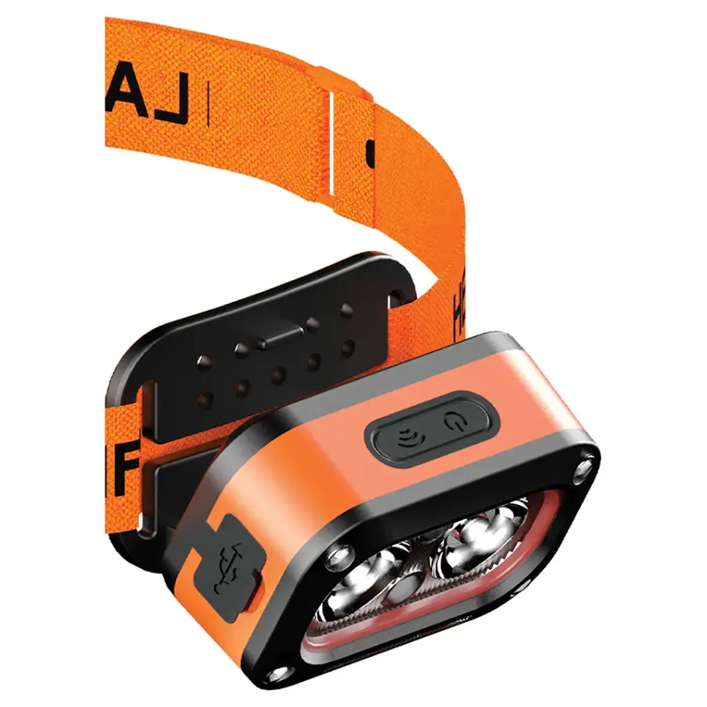 Porodo Wave-Sensor Rechargeable LED Headlamp-Flash Zone Electronics فلاش زون للالكترونيات